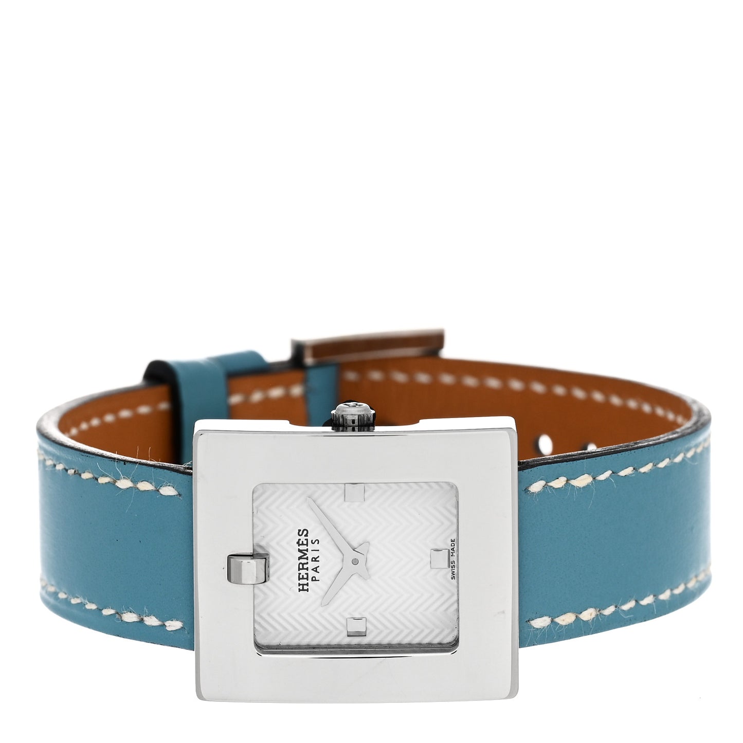 Stainless Steel Swift 22mm Belt Quartz Watch Blue Jean