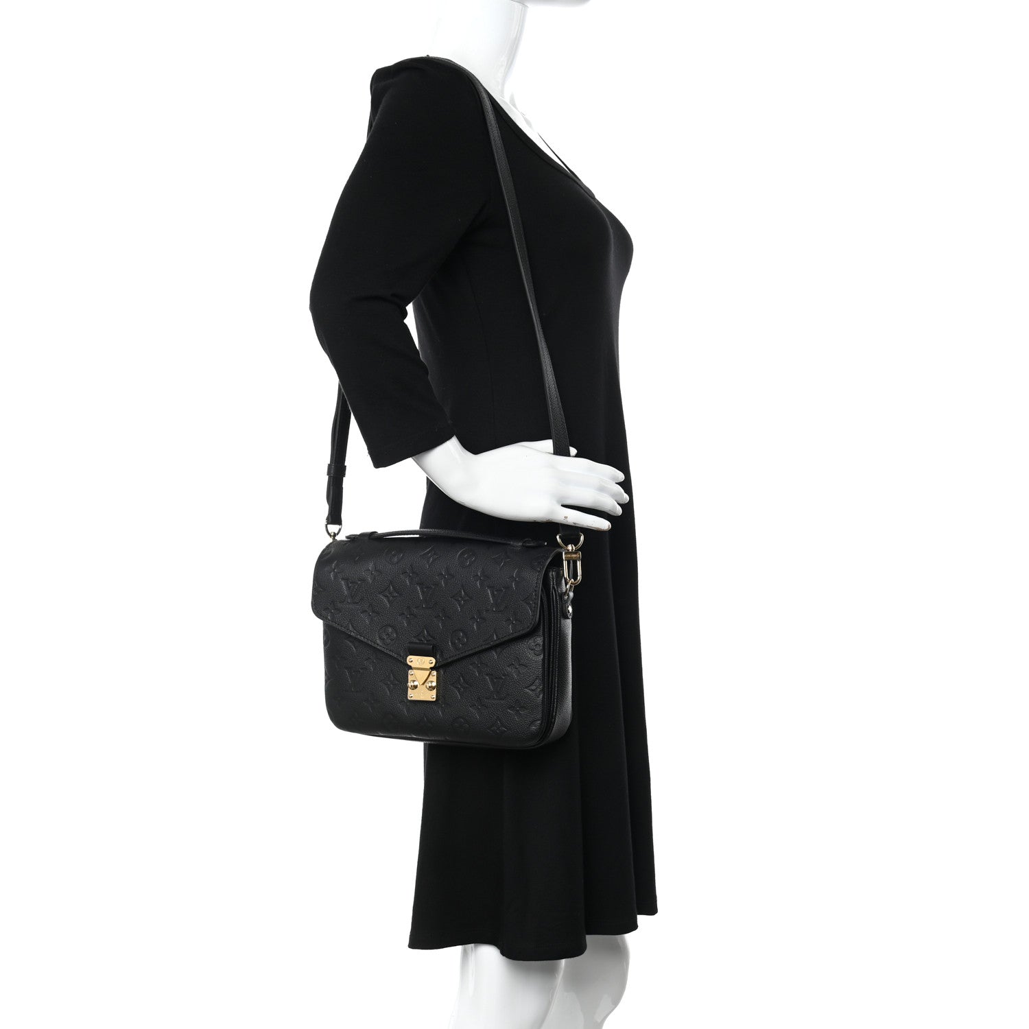 Louis Vuitton Empreinte Pochette Metis Black 3 of 9