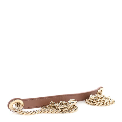 Christian Dior Lambskin Mini Lady Dior Chain Shoulder Strap Petal Brick 2 of 4