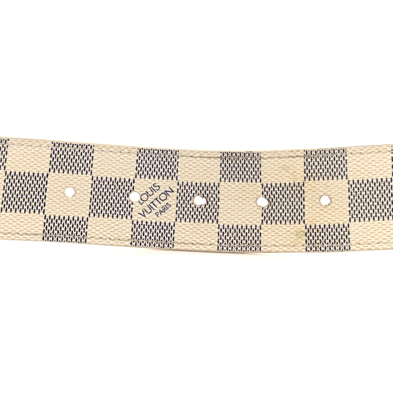 Louis Vuitton Damier Azur LV Initiales Belt 110 44 7 of 7