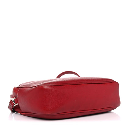Saint Laurent Lambskin Monogram Lou Camera Bag Eros Red 4 of 23