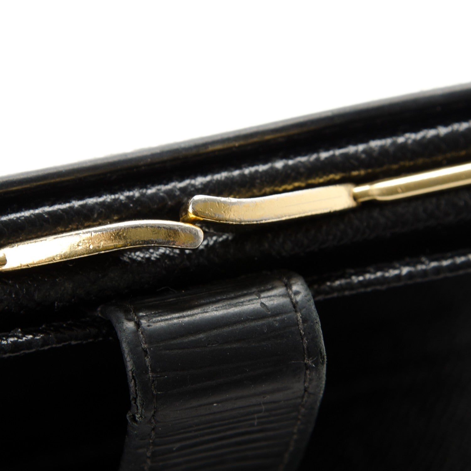 Louis Vuitton Epi French Purse Wallet Black 9 of 9