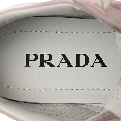 Prada Re-Nylon Piuma Metal Triangle Logo Quilted 45mm Sneakers 37 Alabastro 8 of 10