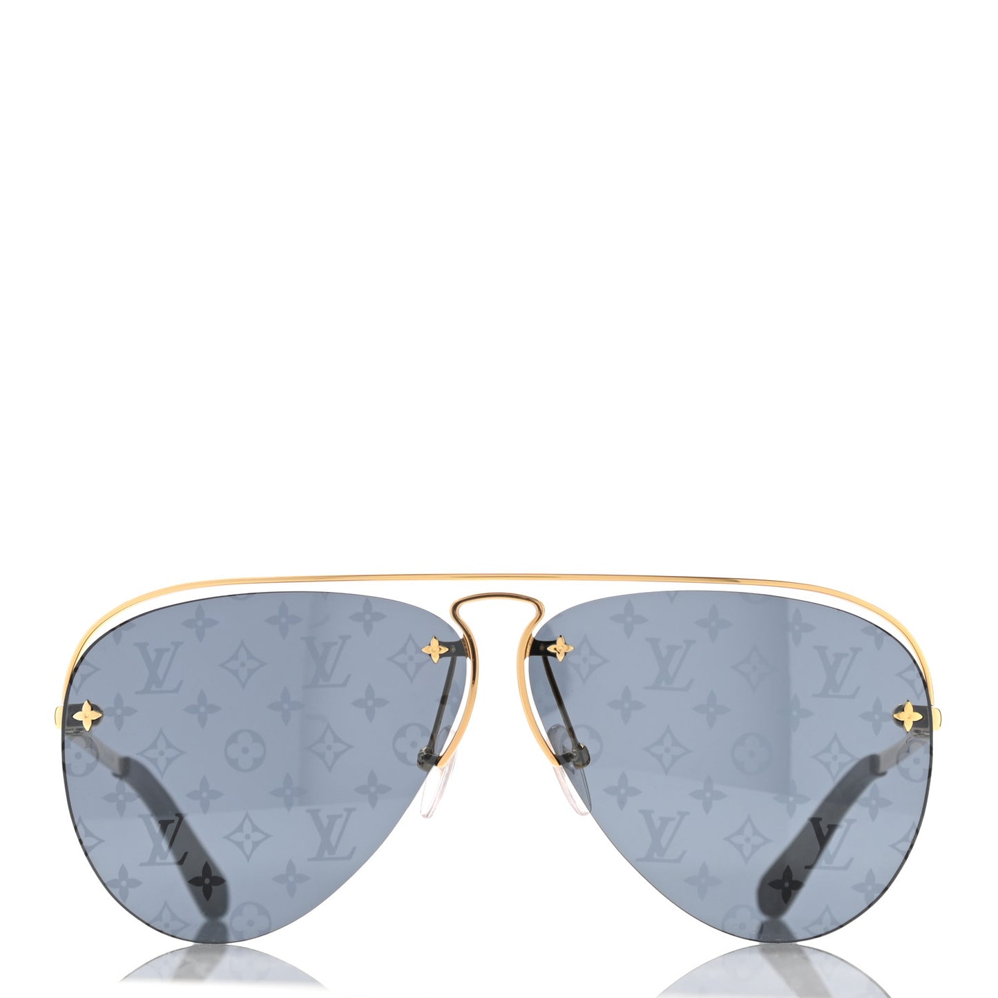 Metal Monogram Grease Sunglasses Z1172W Gold