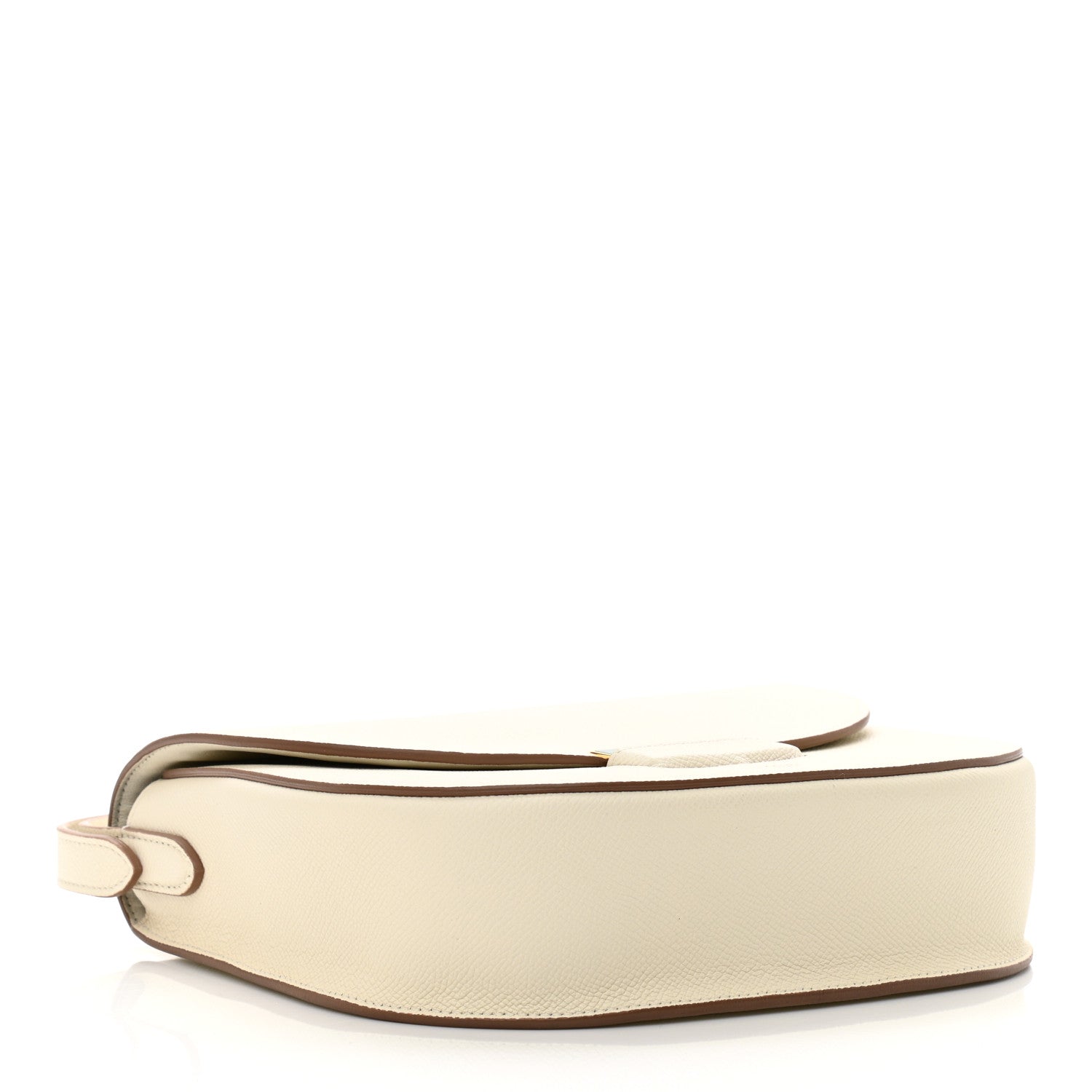 Celine Grained Calfskin Medium Trotteur White 4 of 10