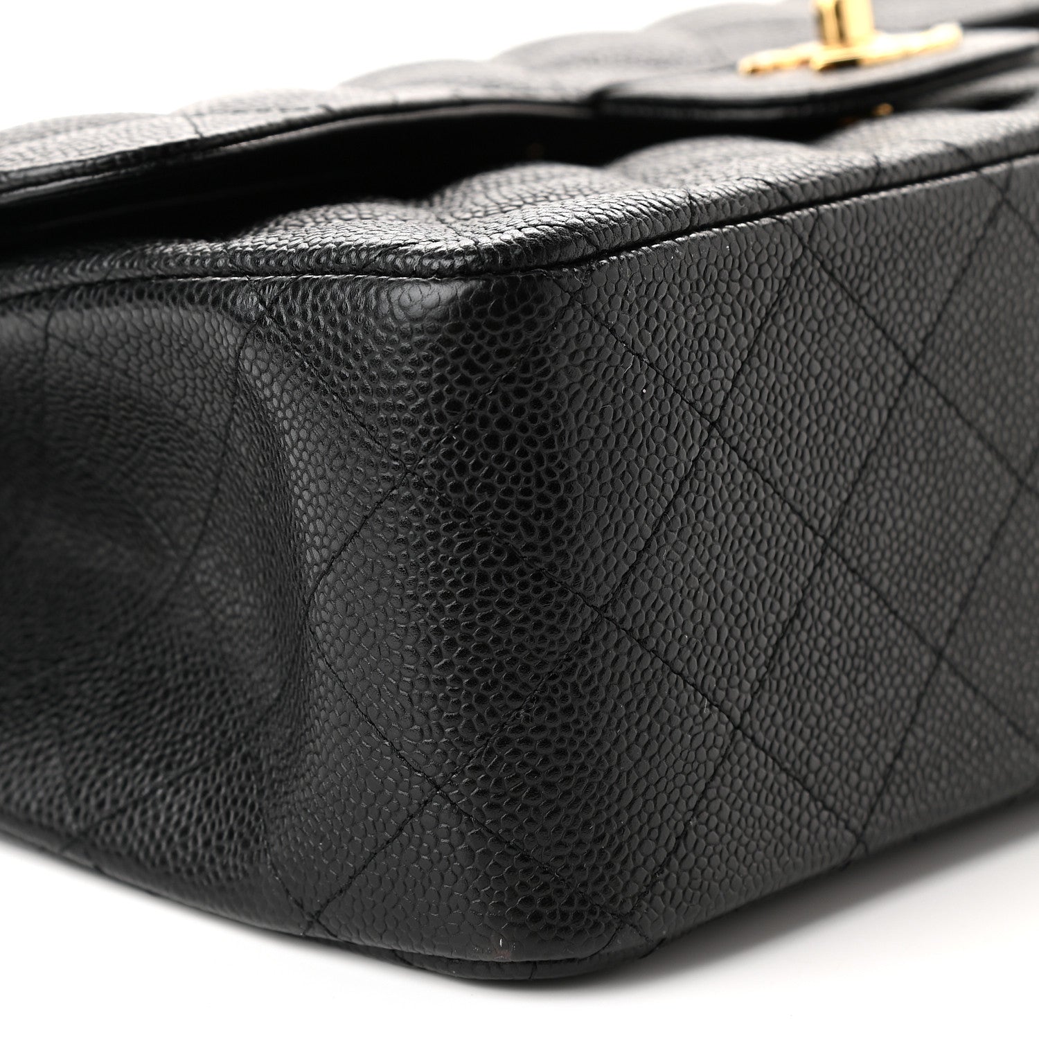Chanel Caviar Quilted Jumbo Double Flap Black 8 of 11