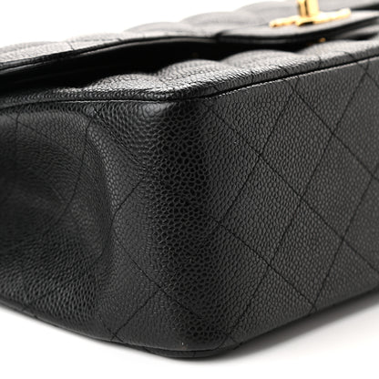 Chanel Caviar Quilted Jumbo Double Flap Black 8 of 11