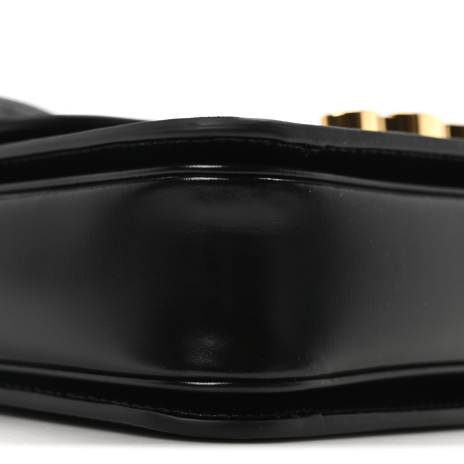 Celine Shiny Calfskin Teen Triomphe Black 8 of 10