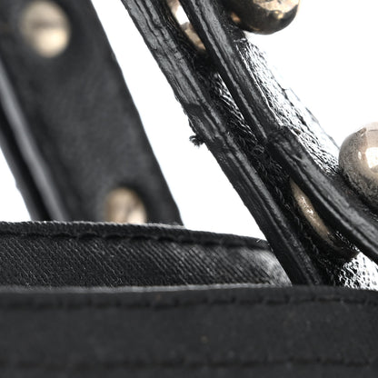 Chanel Coated Canvas Stitched XL Paris Biarritz Tote Black 16 of 20