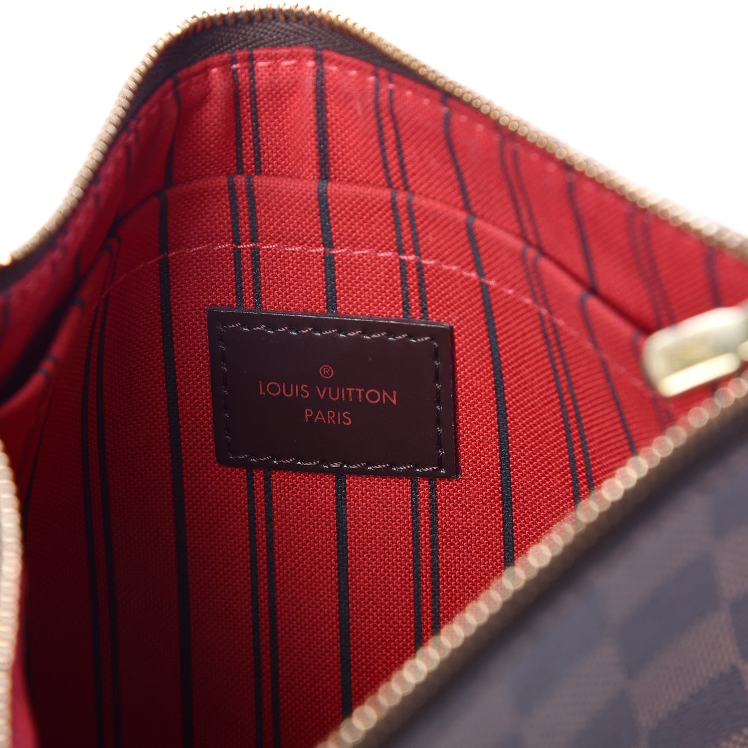 Louis Vuitton Damier Ebene Neverfull MM GM Pochette 6 of 6