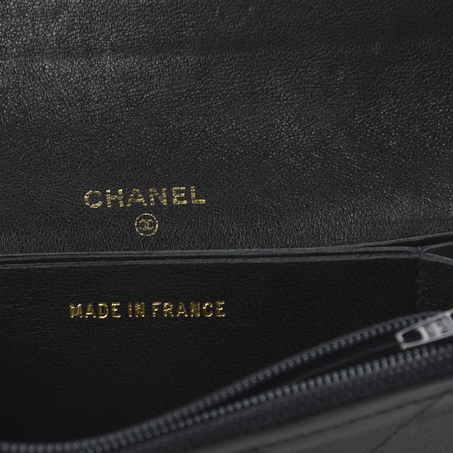 Lambskin Stitched Card Holder Black