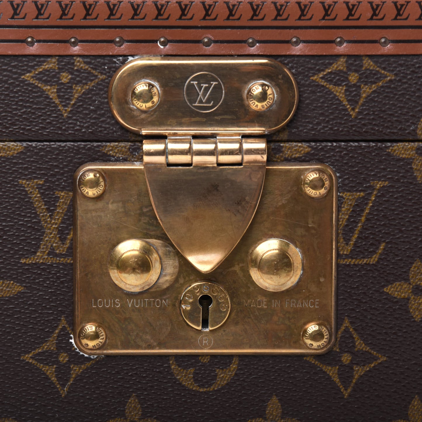 Monogram Boite Flacons Beauty Train Trunk Case