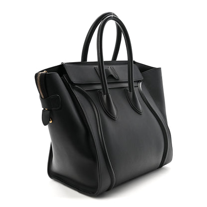 Celine Smooth Calfskin Mini Luggage Black 3 of 10
