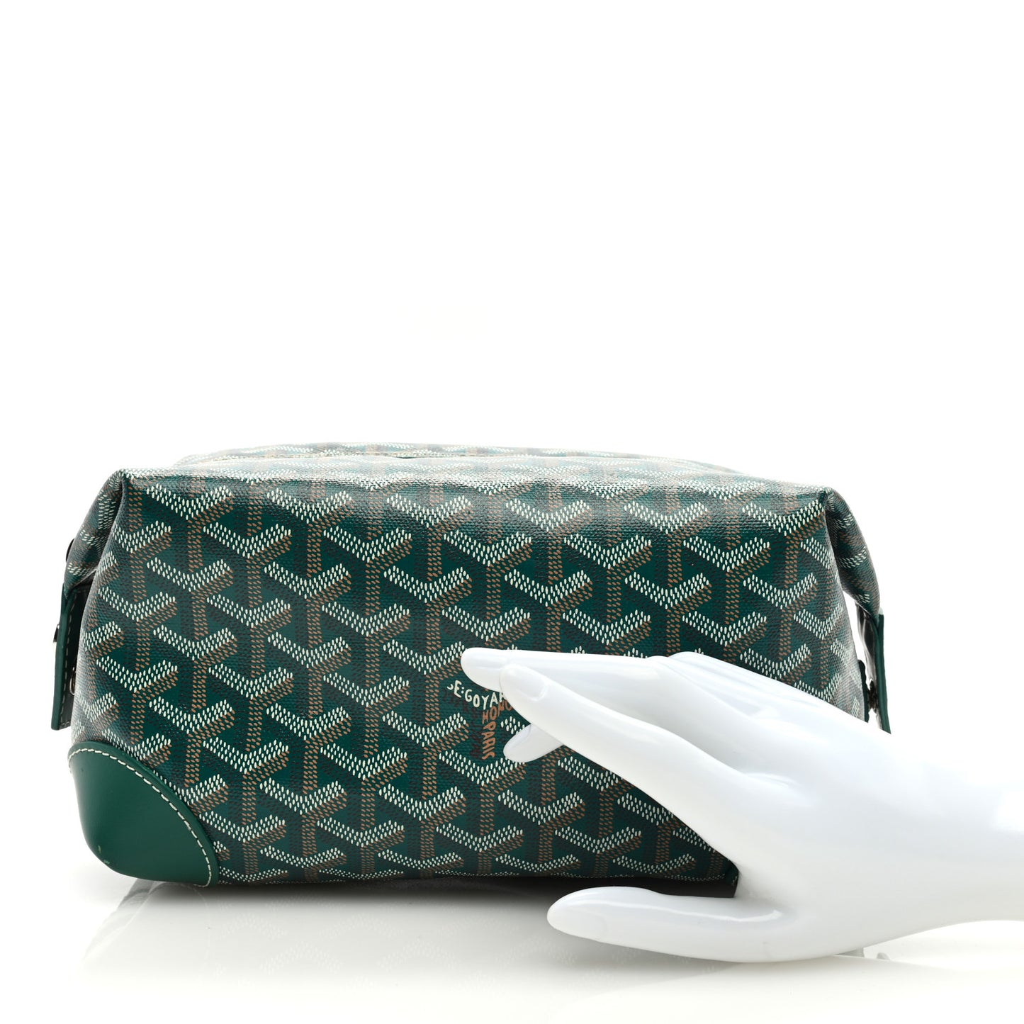 Goyardine Boeing 25 Trousse de Toilette Green
