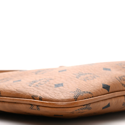 MCM Visetos Medium Stark Wristlet Pouch Cognac 8 of 10