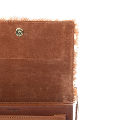 Saint Laurent Pony Hair Calfskin Medium Monogram Sunset Fawn 12 of 14