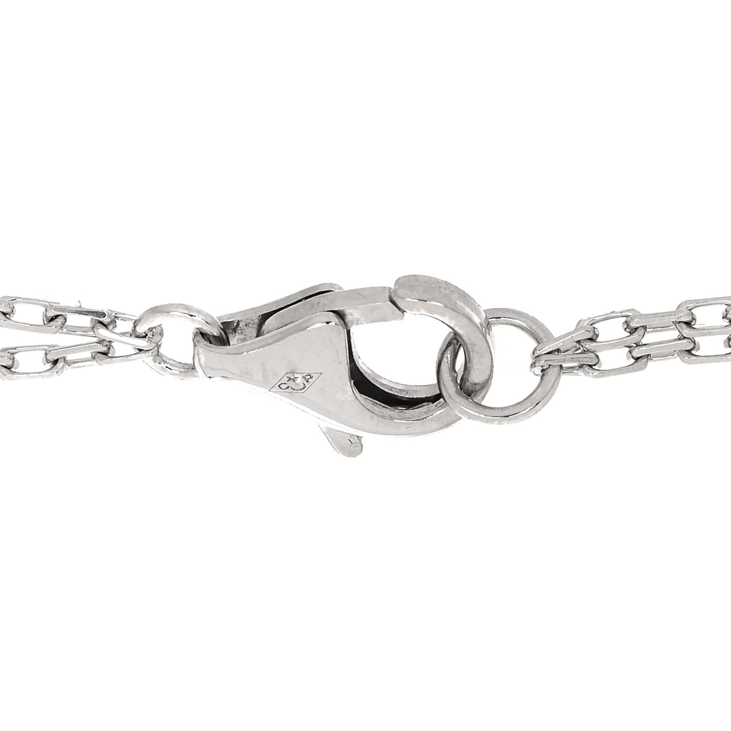 18K White Gold Diamond LOVE Bracelet