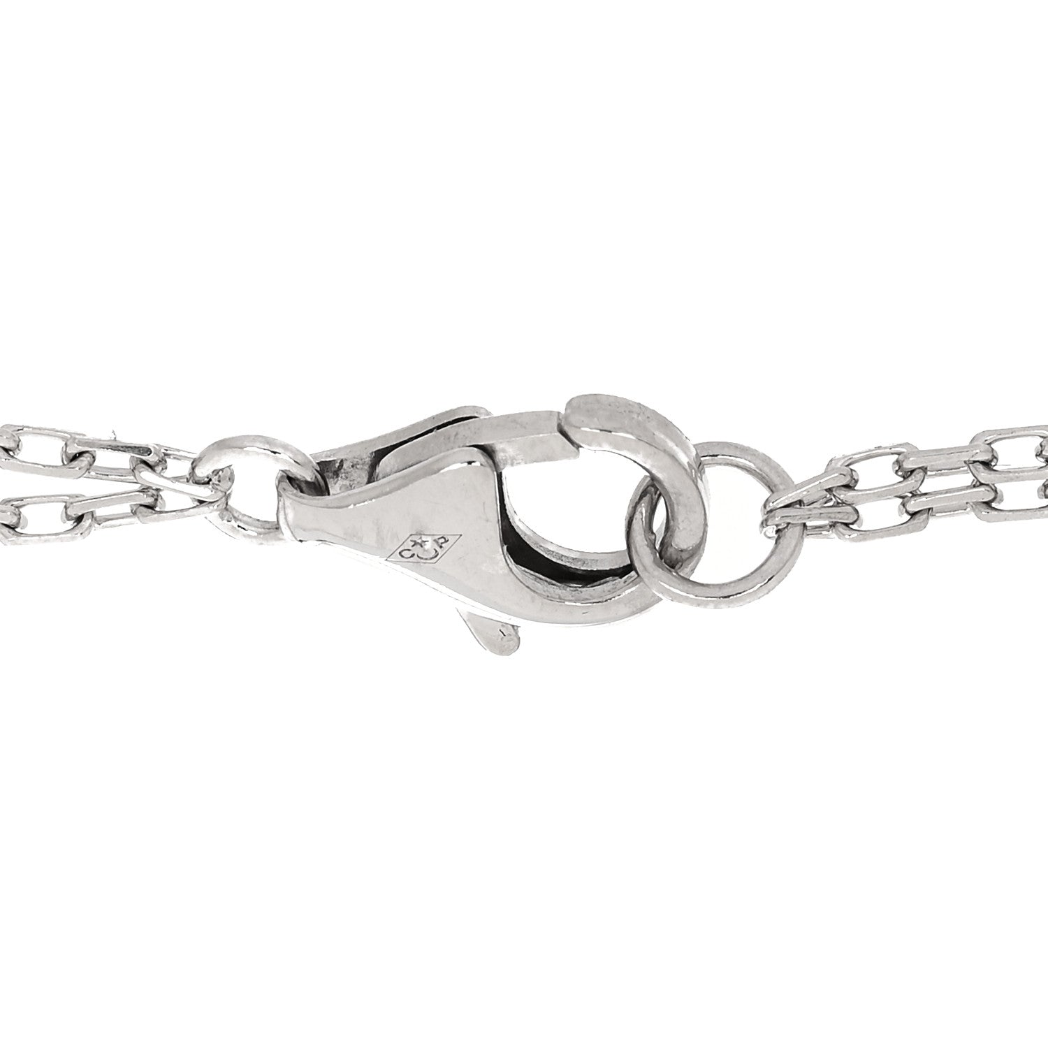 Cartier 18K White Gold Diamond LOVE Bracelet 3 of 5