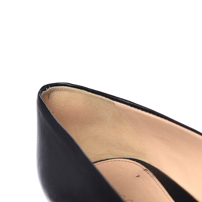 Gucci Malaga Kid Horsebit Peep Toe Pumps 39 Black 13 of 15
