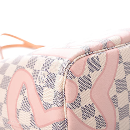 Louis Vuitton Damier Azur Tahitienne Neverfull MM 10 of 13