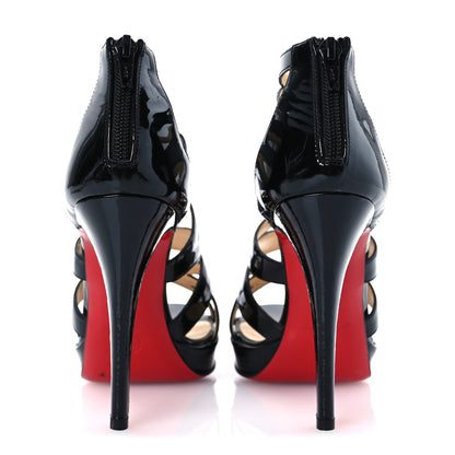 Christian Louboutin Patent Fernando 120 Sandals 37.5 Black 6 of 11