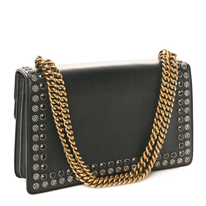 Gucci Calfskin Studded Small Dionysus Shoulder Bag Black 3 of 10