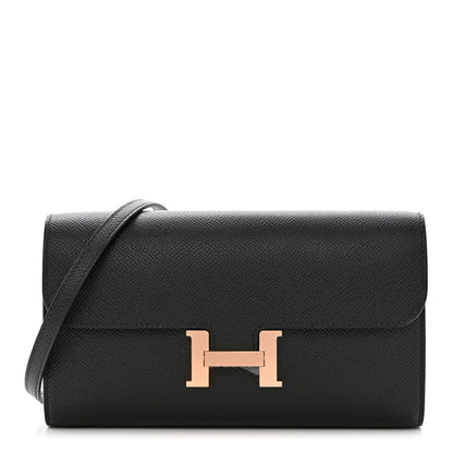 Hermes Epsom Constance Wallet To Go Black 1 of 11