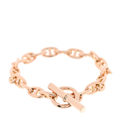 Hermes 18K Rose Gold TPM Chaine d'Ancre Bracelet 2 of 4