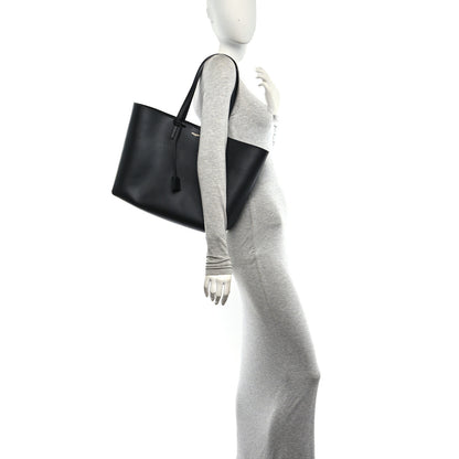 Saint Laurent Calfskin Large Shopping Tote Black 2 of 12