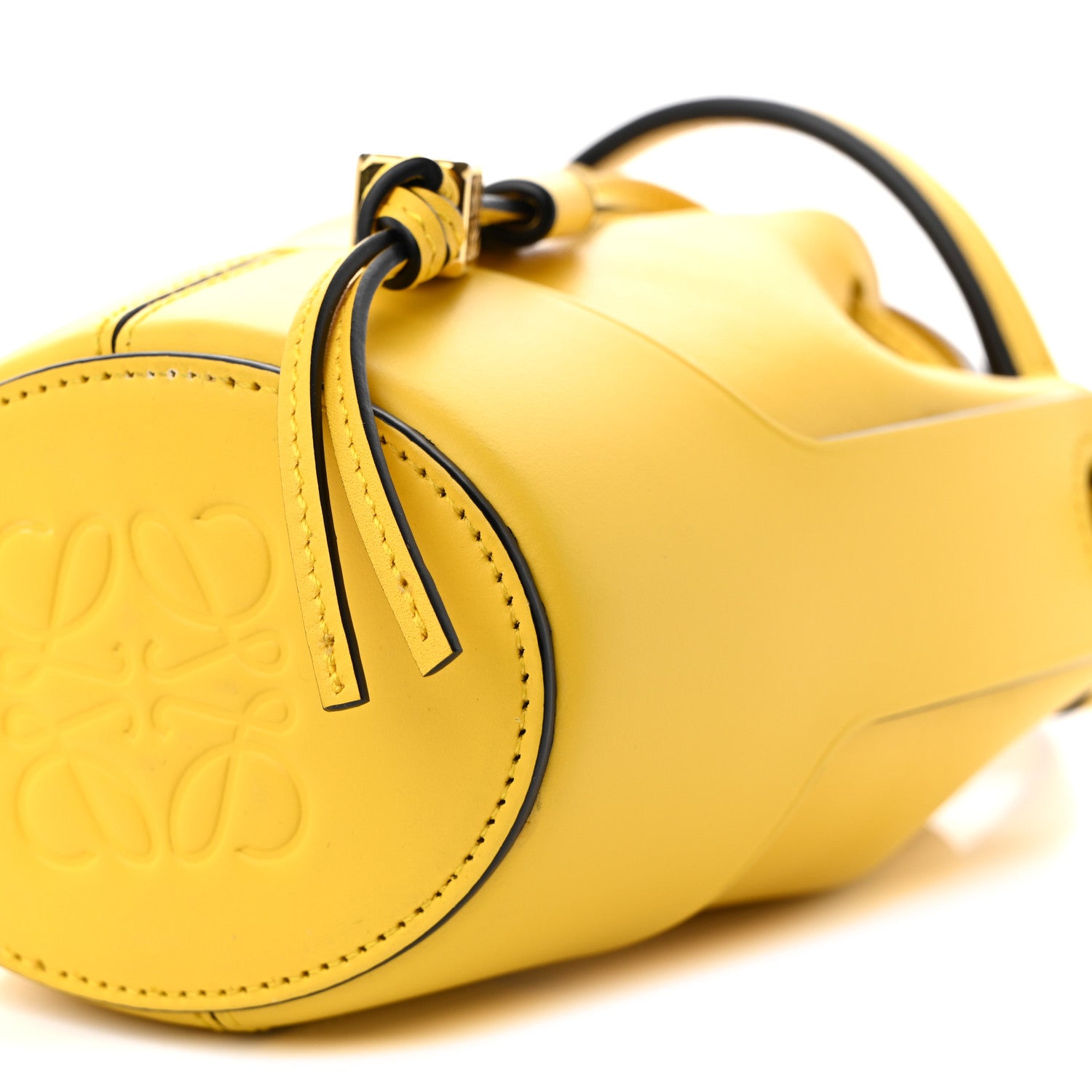 Loewe Calfskin Mini Balloon Bucket Bag Yellow 10 of 10