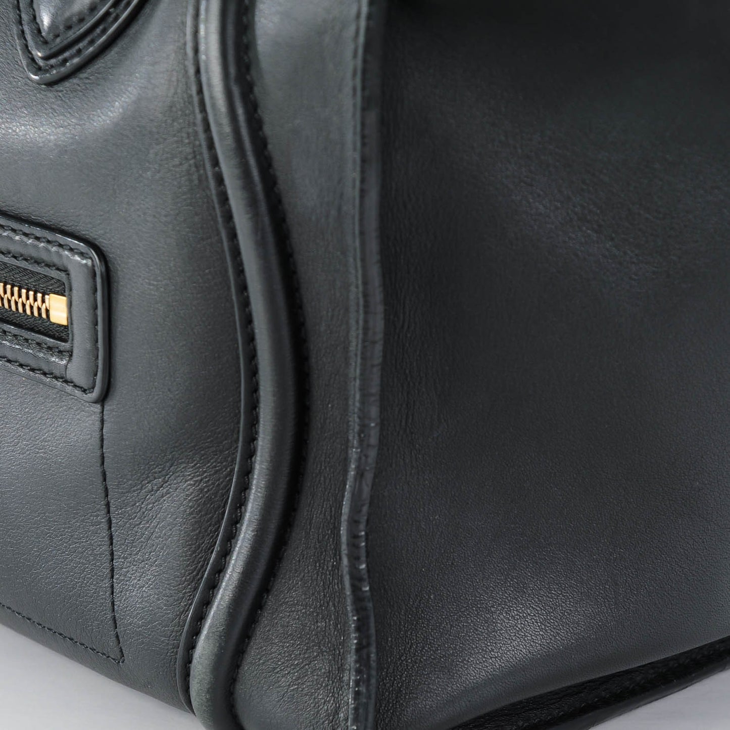 Smooth Calfskin Mini Luggage Black