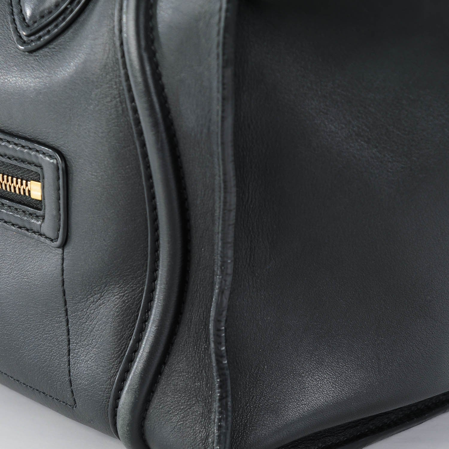 Celine Smooth Calfskin Mini Luggage Black 12 of 12