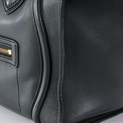 Celine Smooth Calfskin Mini Luggage Black 12 of 12