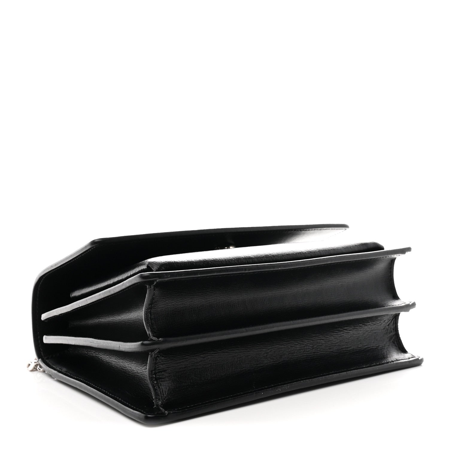 Saint Laurent Calfskin Medium Monogram Sunset Black 4 of 10