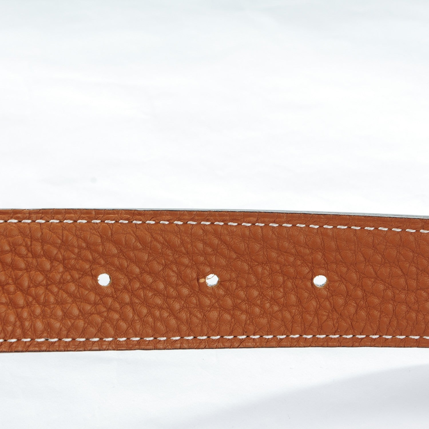 Hermes Box Togo 32mm H Belt 80 Black Gold 6 of 9