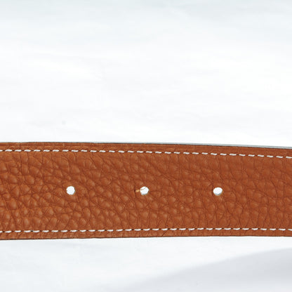 Hermes Box Togo 32mm H Belt 80 Black Gold 6 of 9
