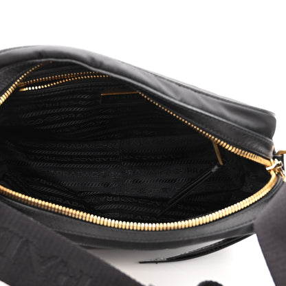 Prada Tessuto Nylon Soft Calf Camera Bag Black 5 of 10