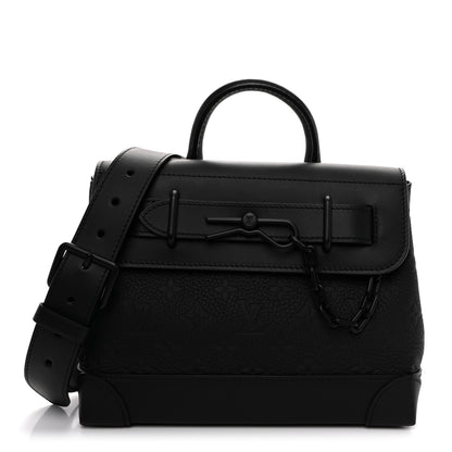 Louis Vuitton Taurillon Monogram Steamer PM NM Black 1 of 9
