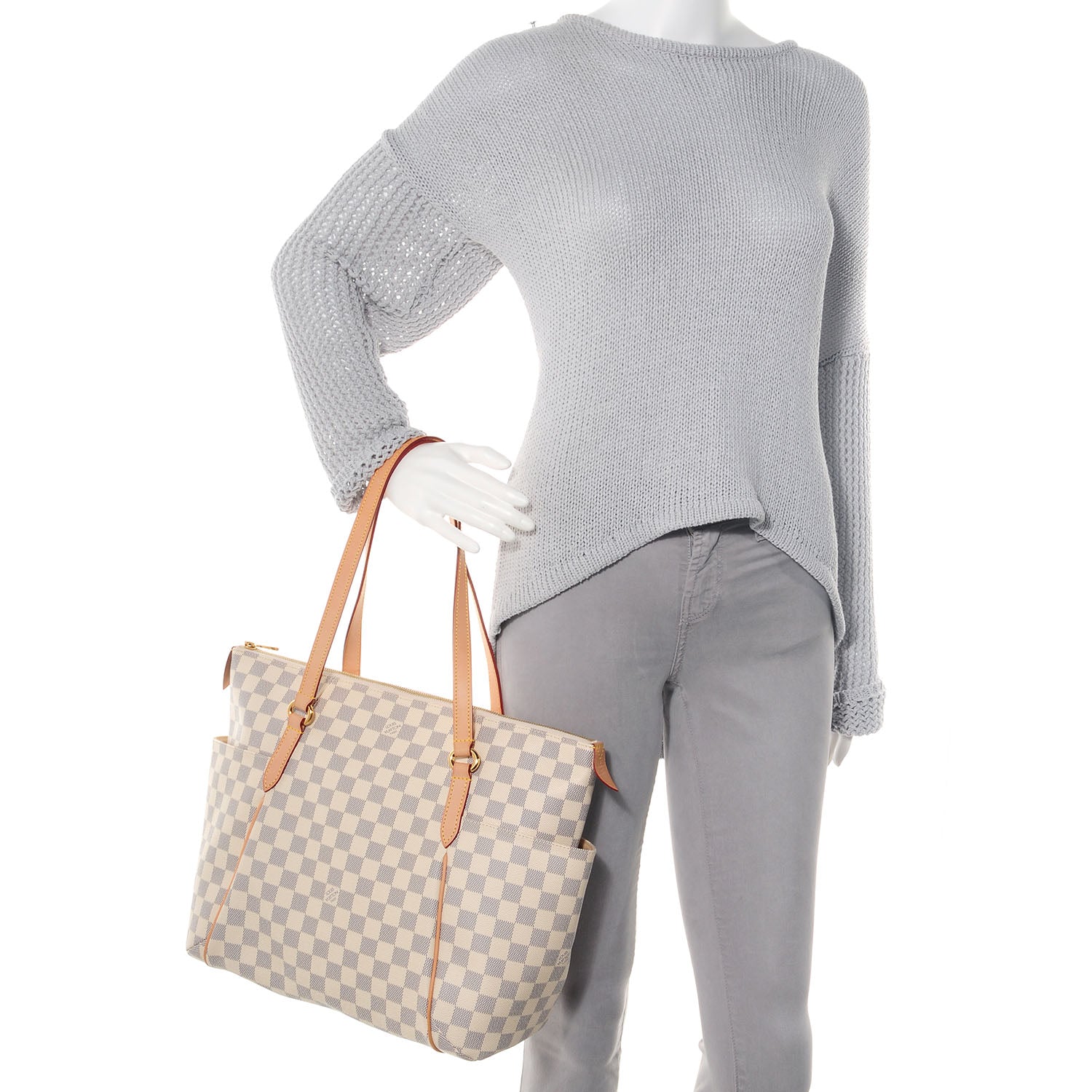 Louis Vuitton Damier Azur Totally MM 2 of 7