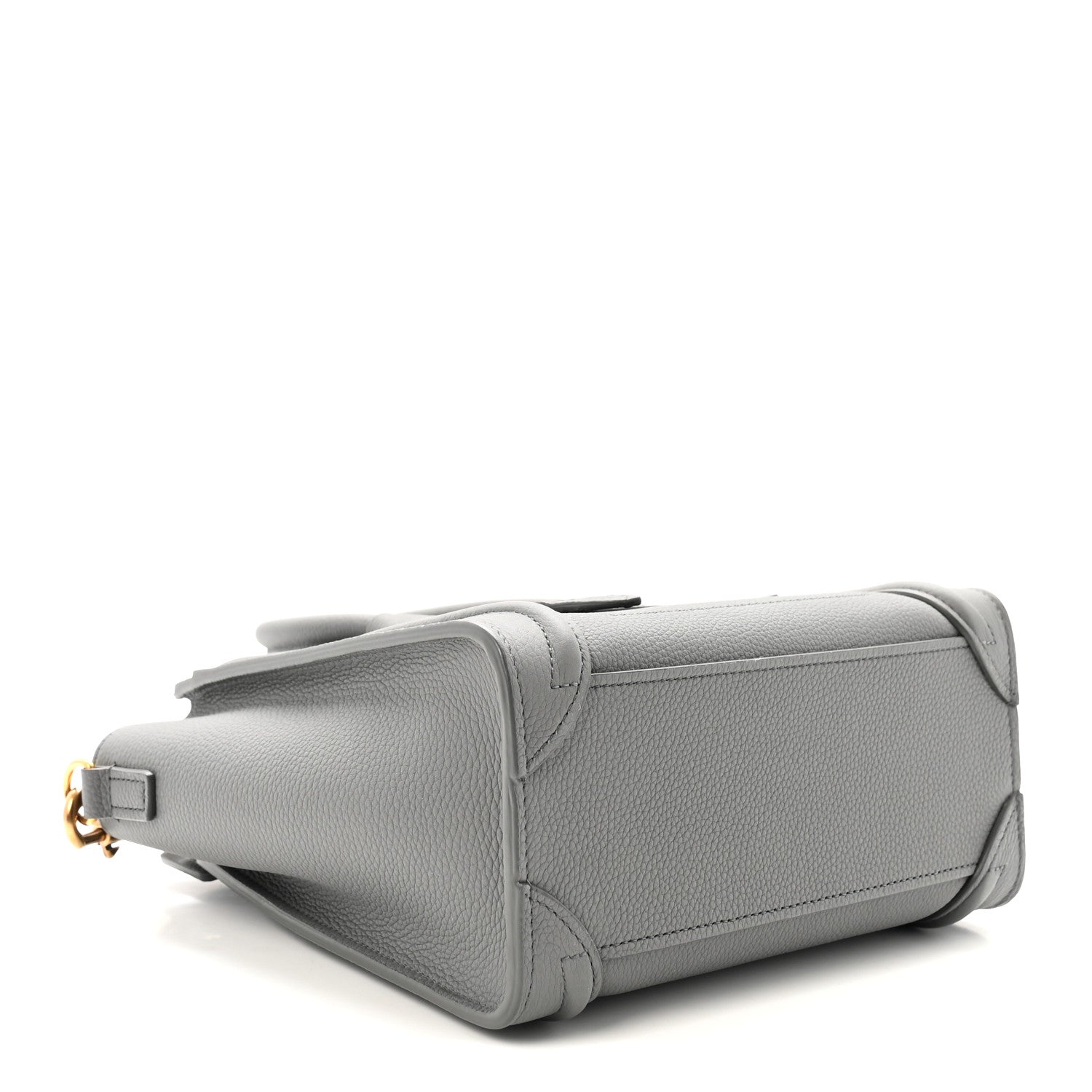 Celine Baby Drummed Calfskin Nano Luggage Kohl 3 of 10