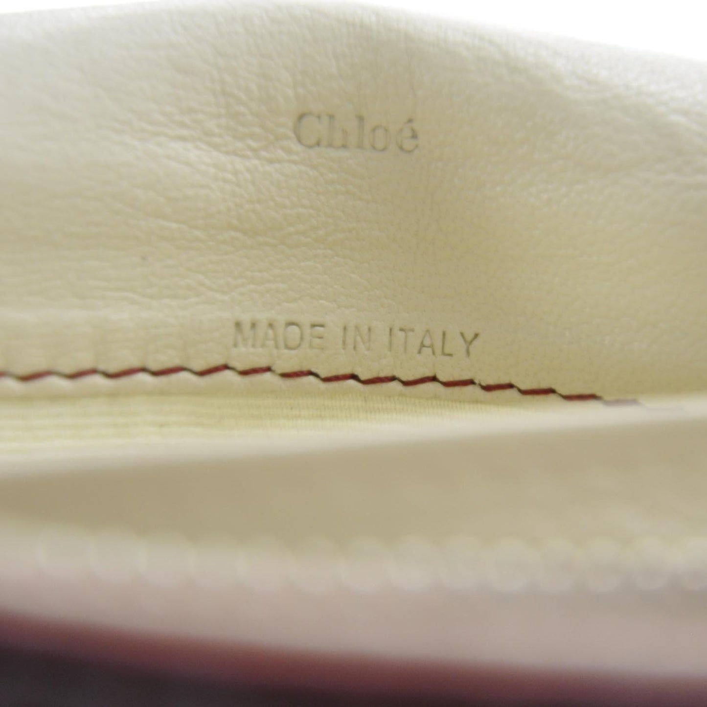 Leather Paddington Clutch Wallet Vermillion Red