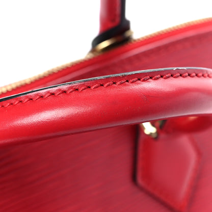 Louis Vuitton Epi Alma PM Castillan Red 10 of 10