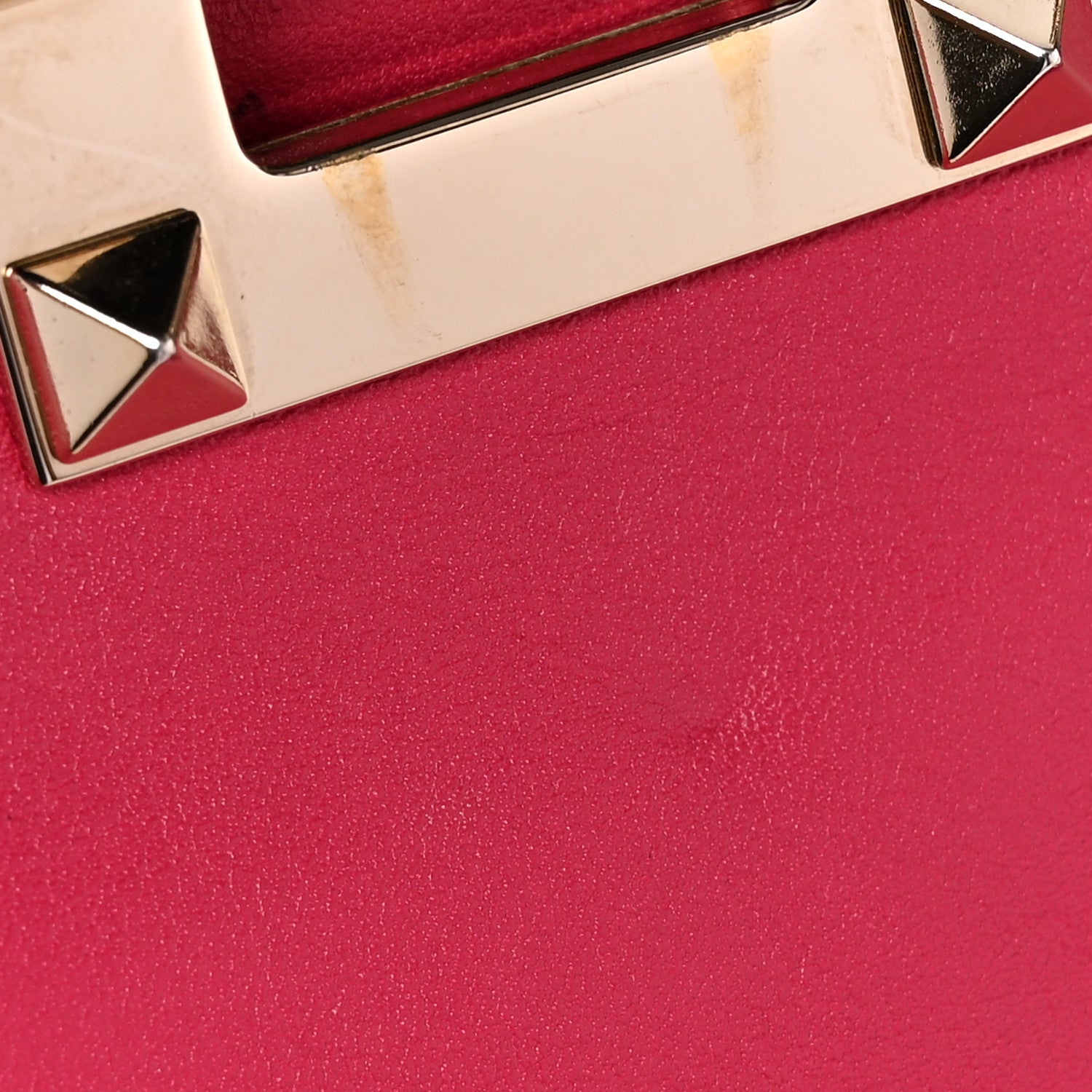 Valentino Garavani Vitello Medium Rockstud Tote Deep Rose 11 of 11