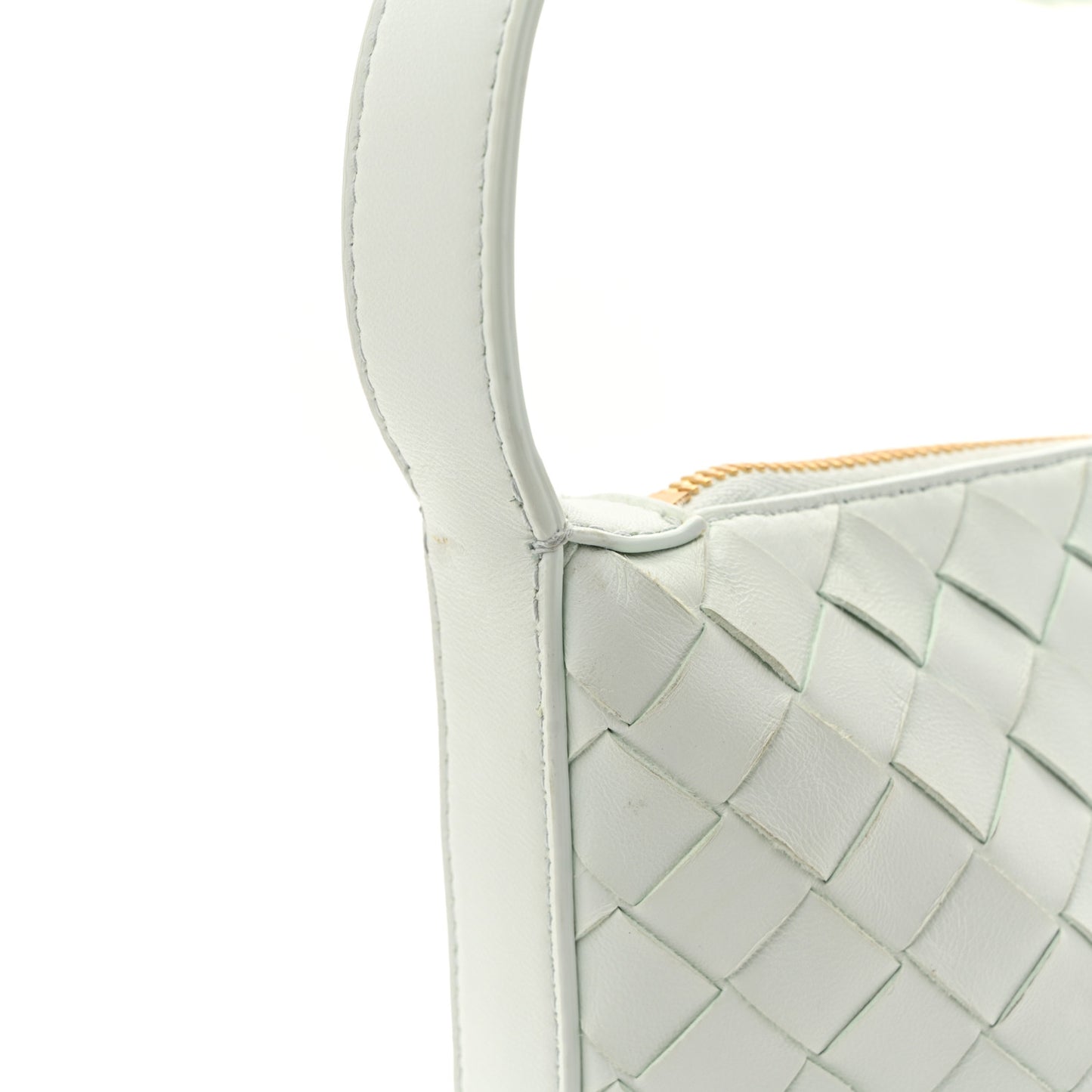 Calfskin Nappa Intrecciato Mini Wallace Glacier Muse