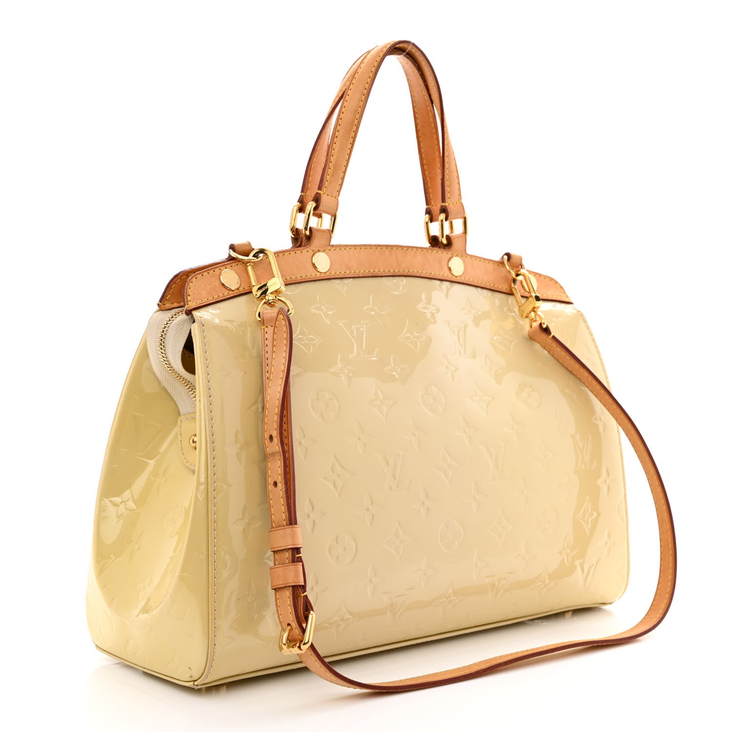 Louis Vuitton Vernis Brea GM Blanc Corail 3 of 16