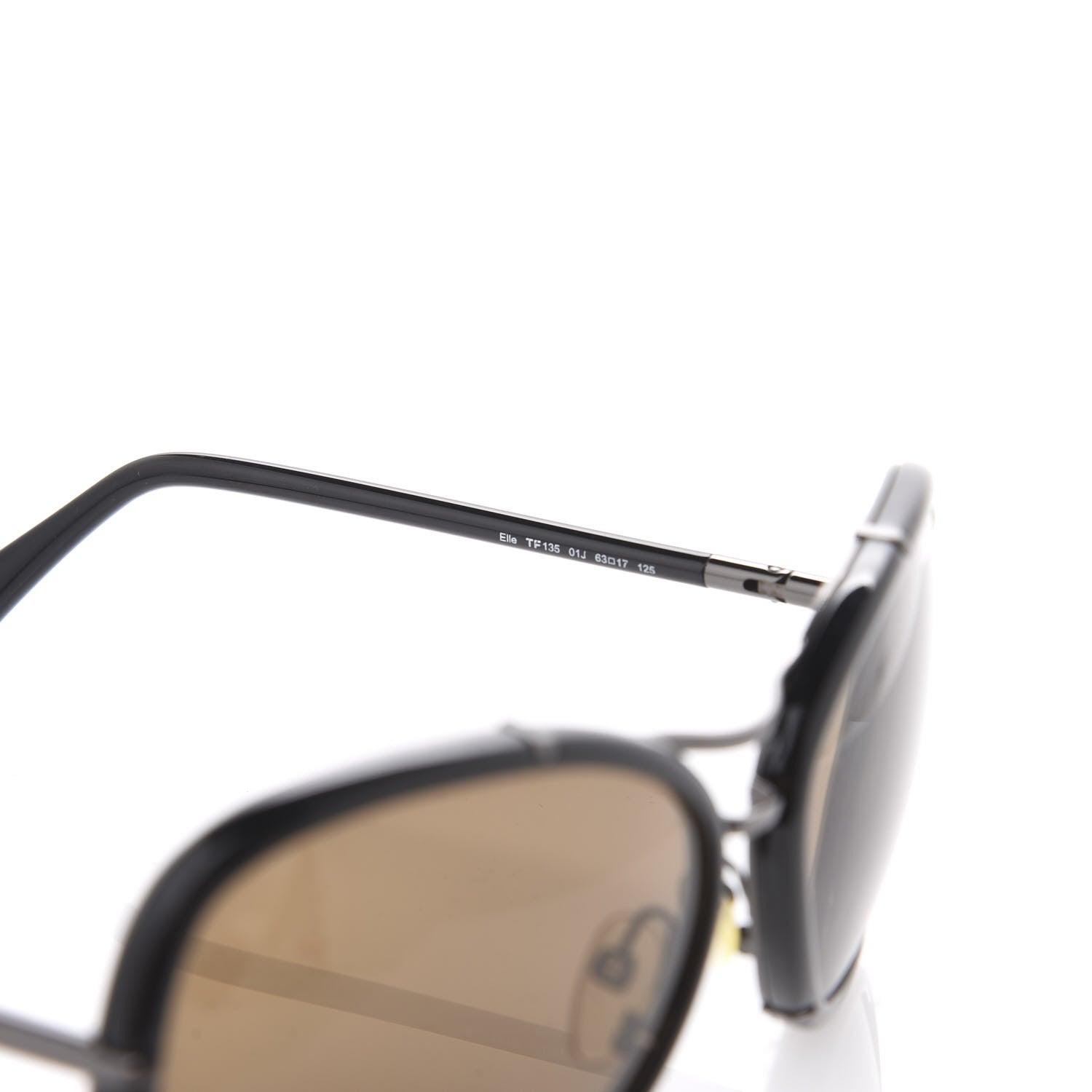 Tom Ford Elle Aviator Sunglasses TF135 Black 5 of 6