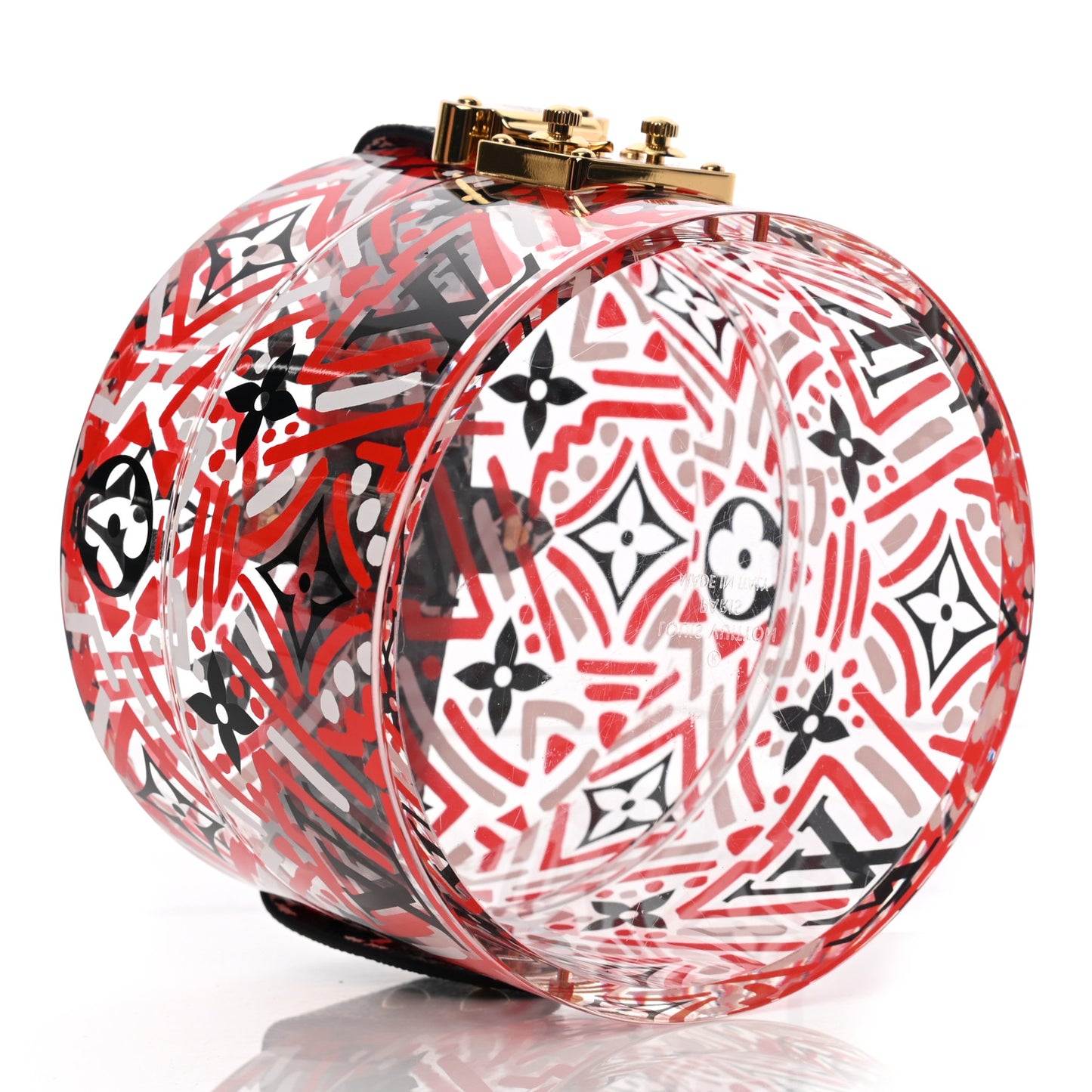 Transparent Plexiglass Monogram Giant Crafty Box Scott Rouge