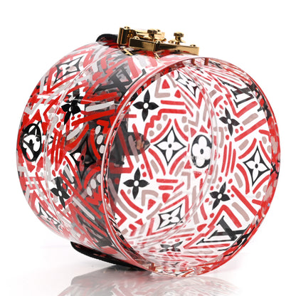 Louis Vuitton Transparent Plexiglass Monogram Giant Crafty Box Scott Rouge 4 of 7