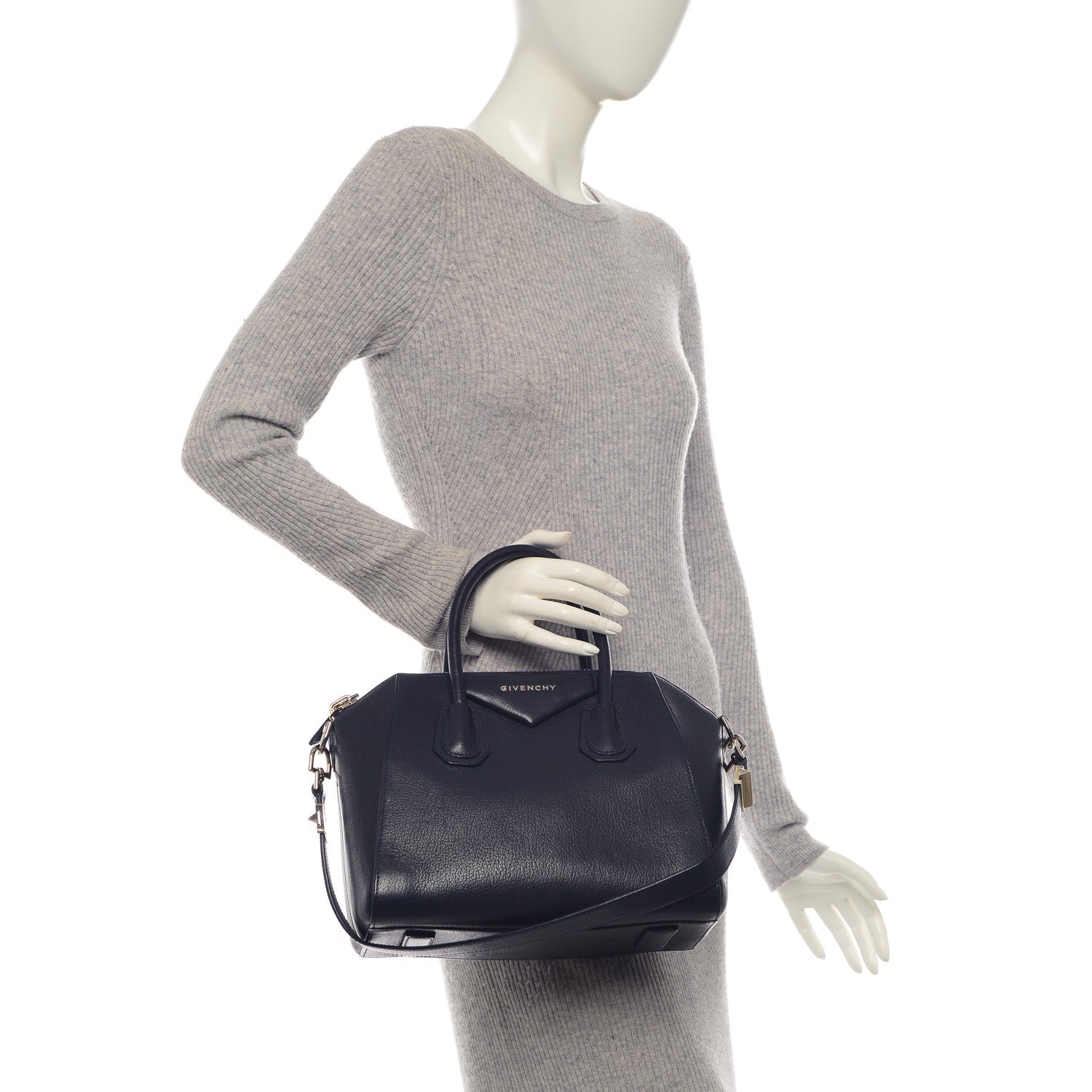 Givenchy Sugar Goatskin Small Antigona Night Blue 2 of 14