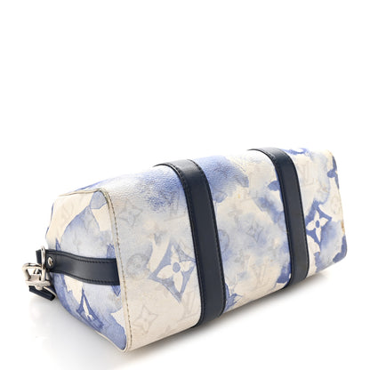 Louis Vuitton Monogram Watercolor Keepall XS Blue 4 of 12